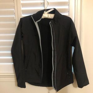 Black workout jacket